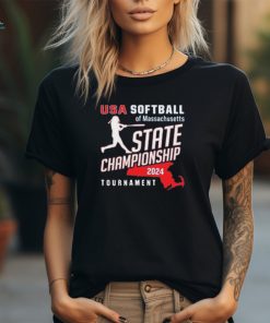 Official USA Softball of Massachusetts 2024 State Tournament Championship shirt