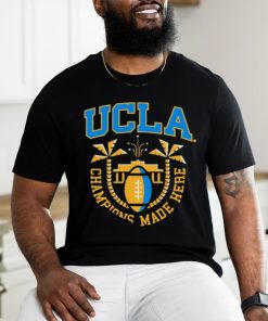 Official Ucla Football Black Gridiron Jon Jon Vaughns T shirt