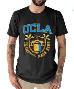 Official Ucla Football Black Gridiron Jon Jon Vaughns T shirt