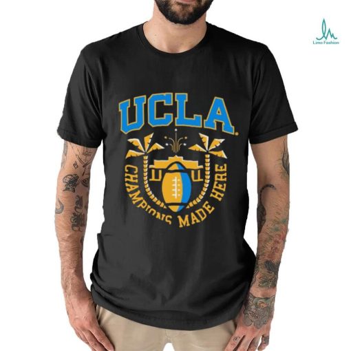 Official Ucla Football Black Gridiron Jon Jon Vaughns T shirt