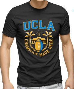 Official Ucla Football Black Gridiron Jon Jon Vaughns T shirt