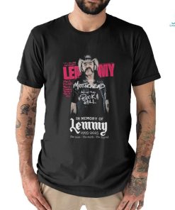 Official We Are Motorhead And We Play Rock & Roll In Memory Of Lemmy 1995 2025 The Man – The Myth – The Legend Shirt