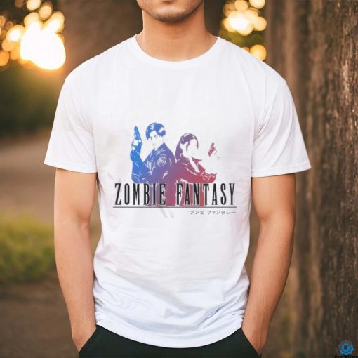 Official Zombie Fantasy Final Fantasy Resident Evil 2 Shirt