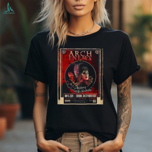 Official arch Enemy Deceivers Asia Tour May 15, 2024 Poster Shirt