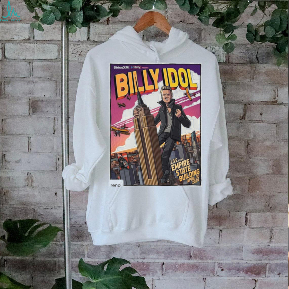 Official billy Idol Rebel Yell 40th Anniversary, New York, NY Poster April 30, 2024 Poster Shirt Official billy Idol Rebel Yell 40th Anniversary, New York, NY Poster April 30, 2024 Poster Shirt