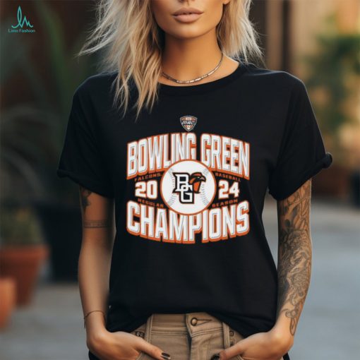 Official bowling Green 2024 Baseball Regular Season Champs Brown Shirt