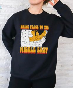 Official bring Peace To The Middle East Usa Map Shirt
