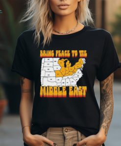 Official bring Peace To The Middle East Usa Map Shirt