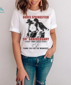 Official bruce Springsteen 59th Anniversary 1964 2023 Thank You For The Memories T Shirt