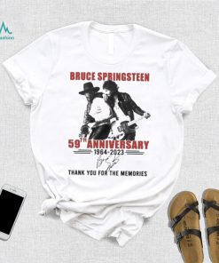 Official bruce Springsteen 59th Anniversary 1964 2023 Thank You For The Memories T Shirt