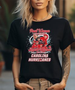 Official carolina Hurricanes Real Women Love Hockey Smart Women Love Hurricanes T Shirt