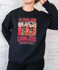 Official cleveland Cavaliers Basketball Team Starting 5 2024 Season T Shirt