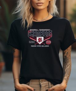 Official fresno State Bulldogs 2024 Mountain West Baseball Conference Tournament Champions T Shirt