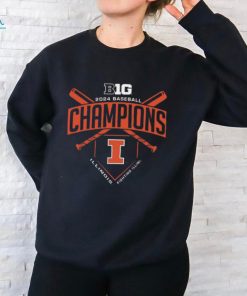 Official illinois Fighting Illini 2024 Big Ten Baseball Regular Season Champions T Shirt