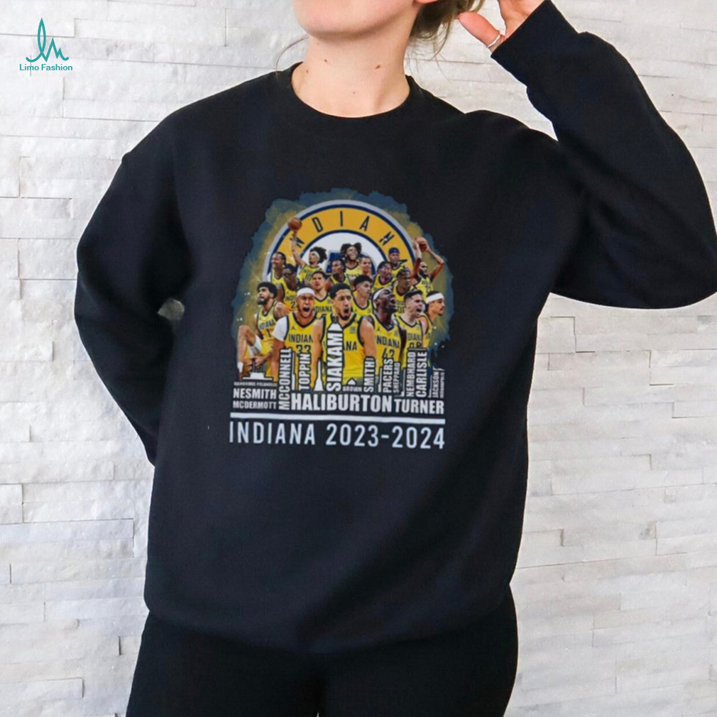 Official indiana Pacers Basketball Team 2023 2024 Skyline T Shirt Official indiana Pacers Basketball Team 2023 2024 Skyline T Shirt
