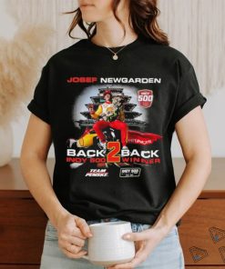 Official josef Newgarden 2024 Back 2 Back Indianapolis 500 Winner T Shirt