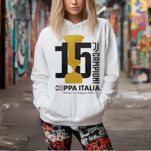 Official juventus Campioni Coppa Italia 15 Maggio 2024 Shirt