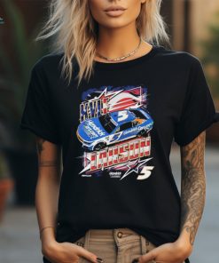 Official kyle Larson #5 HendrickCars.com Patriotic Car T shirt