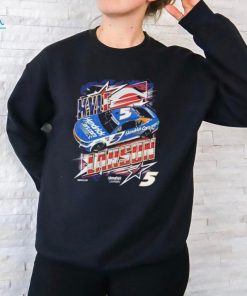 Official kyle Larson #5 HendrickCars.com Patriotic Car T shirt