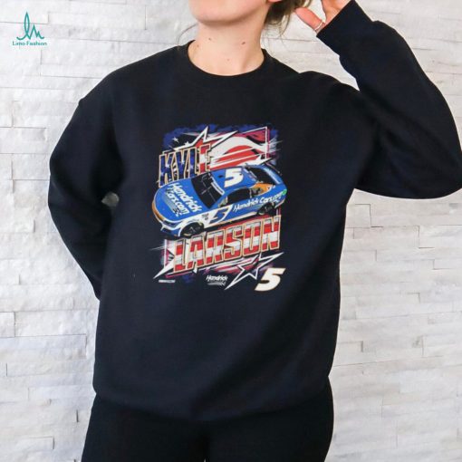 Official kyle Larson #5 HendrickCars.com Patriotic Car T shirt