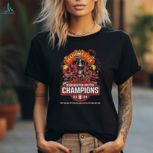 Official manchester United FA Cup Champions 23 24 T Shirt