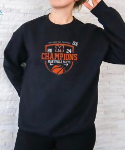 Official maryville College Men’s Basketball 2024 CCS Tournament Champions T Shirt