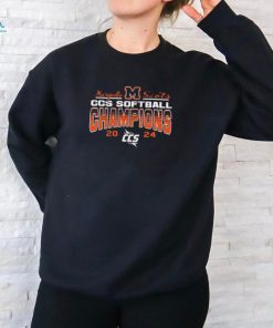 Official maryville College Softball 2024 CCS Tournament Champions T Shirt