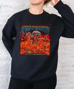 Official megadeth Announces Four Day Fall 2024 Megadeth In Mexico City Poster Shirt