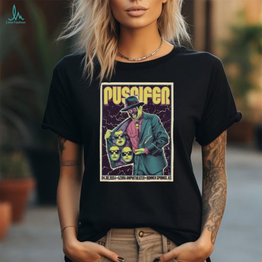 Official puscifer Band Tour Bonner Springs, KS April 30 2024 Poster shirt