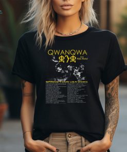 Official qwanqwa From Addis Ababa Spring Tour USA 2024 Poster Shirt