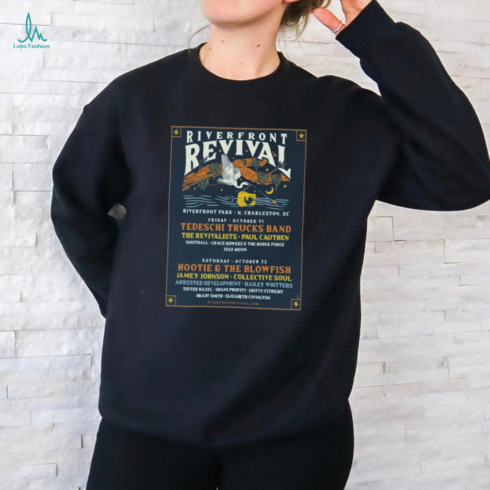 Official riverfront Revival 2024 Riverfront Park N Charleston SC Poster Shirt Official riverfront Revival 2024 Riverfront Park N Charleston SC Poster Shirt