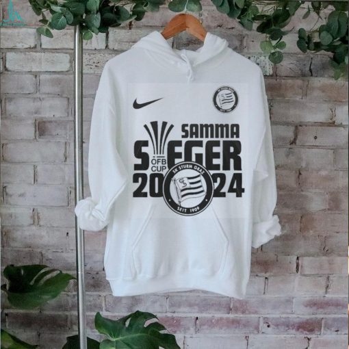 Official sK Sturm Graz Samma Sieger 2024 Cup Finale Tour shirt