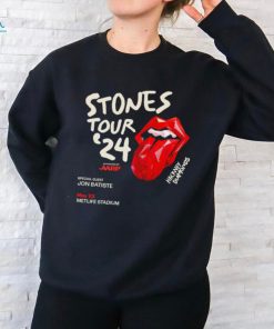 Official stones Tour 2024 Hackney Diamonds Special Guest Jon Batiste May 23 Metlife Stadium Shirt