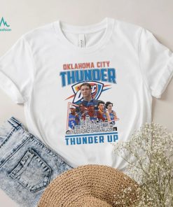 Oklahoma City Thunder Team Players 2024 Thunder Up Skyline Shirt