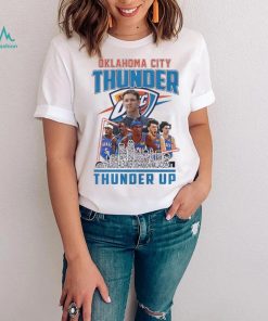 Oklahoma City Thunder Team Players 2024 Thunder Up Skyline Shirt