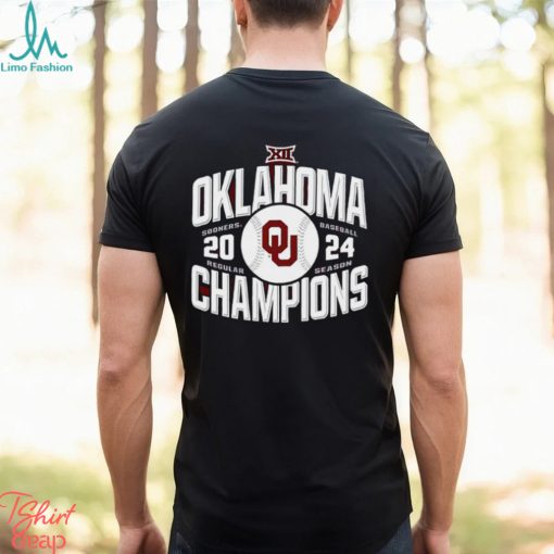 Oklahoma Sooners 2024 Big 12 Baseball Regular Season Champions T Shirt