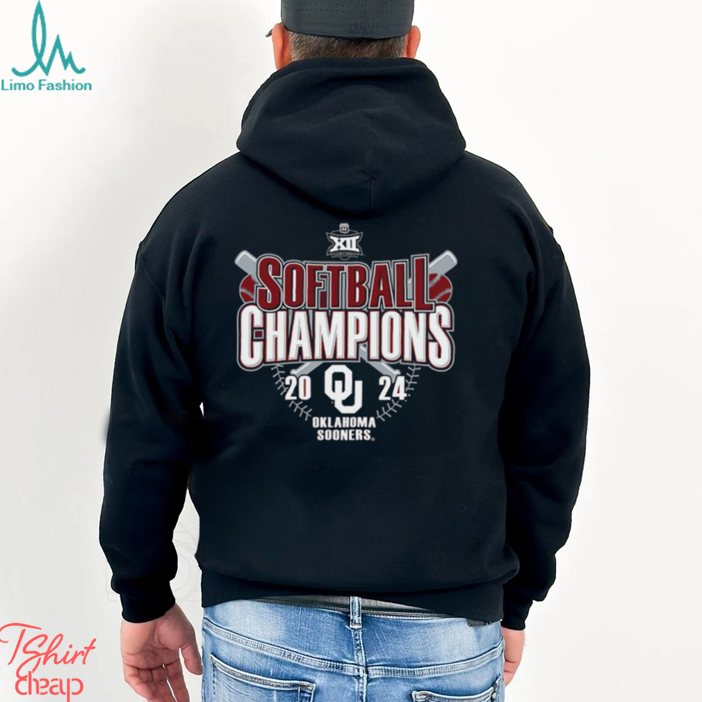 Oklahoma Sooners 2024 Big 12 Softball Conference Tournament Champions Locker Room T Shirt Oklahoma Sooners 2024 Big 12 Softball Conference Tournament Champions Locker Room T Shirt