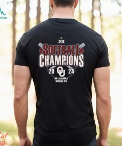 Oklahoma Sooners 2024 Big 12 Softball Conference Tournament Champions Vintage T Shirt