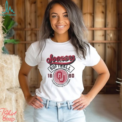 Oklahoma Sooners Ivory Baseball Logo T Shirt