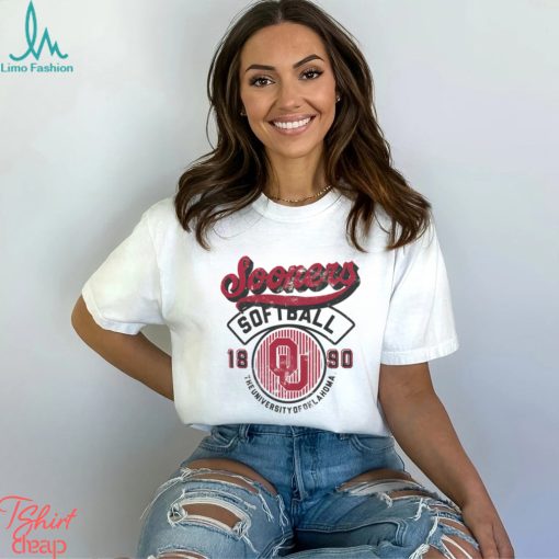 Oklahoma Sooners Ivory Baseball Logo T Shirt