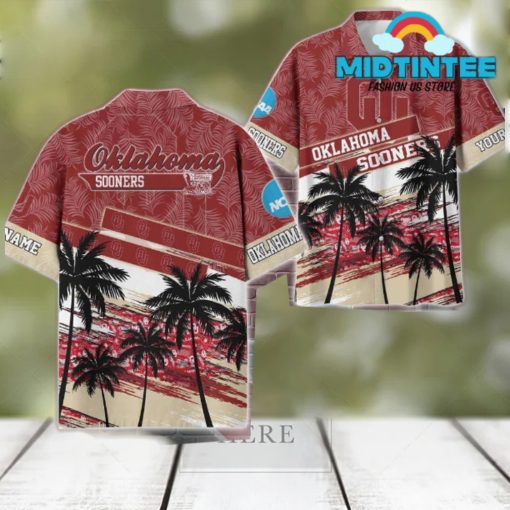 Oklahoma Sooners NCAA Pattern Personalized Hawaiian Set