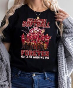 Oklahoma Sooners Softball Forever Fan Not Just When We Win Shirt