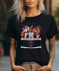 Oklahoma State Cowboys 2024 Phillips 66 Big 12 Baseball Champions Trophy Shirt