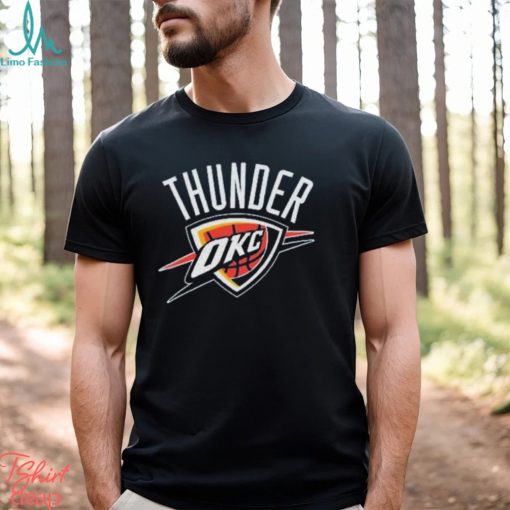 Oklahoma city thunder youth primary logo shirt