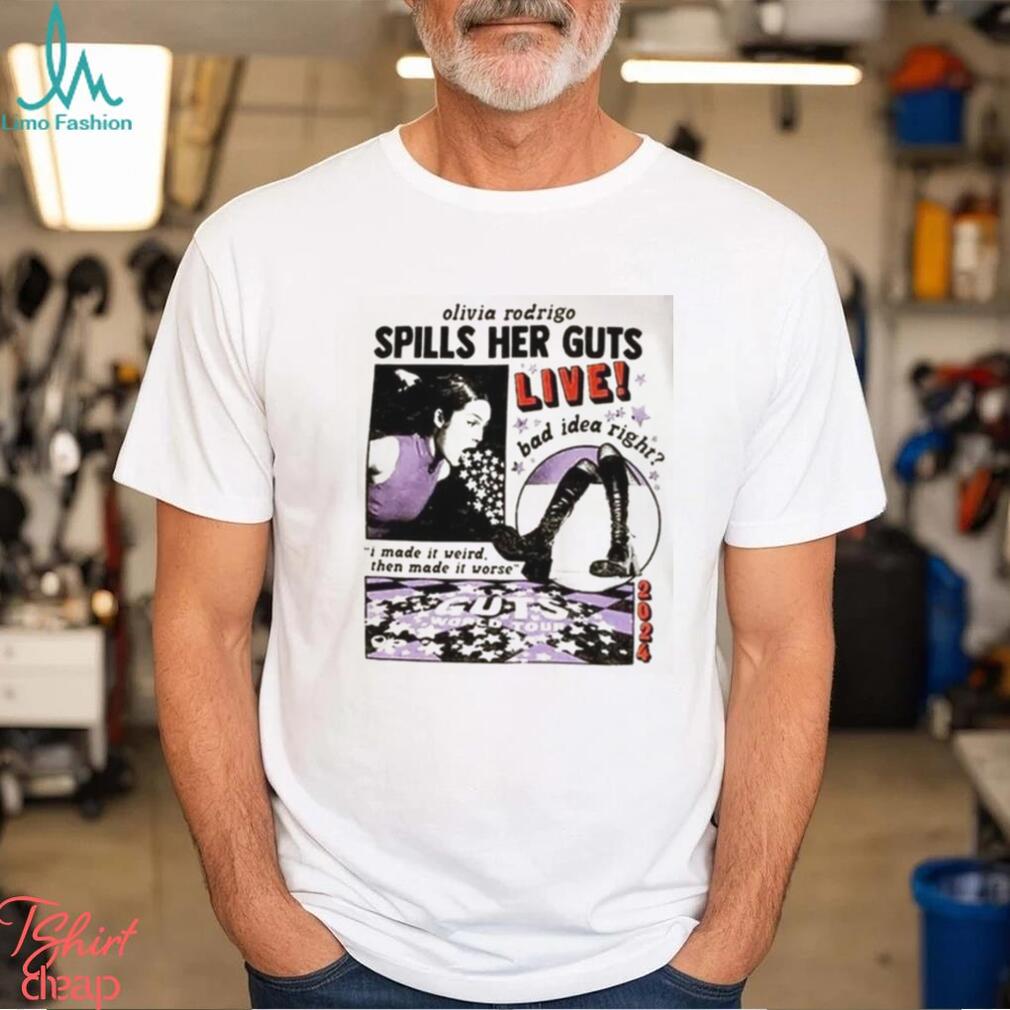 Olivia Rodrigo Guts Tour 2024 Shirt The World T Shirt Olivia Rodrigo Guts Tour 2024 Shirt The World T Shirt