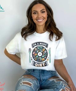 On A Music Diet Audiophile T Shirt