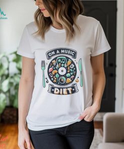 On A Music Diet Audiophile T Shirt