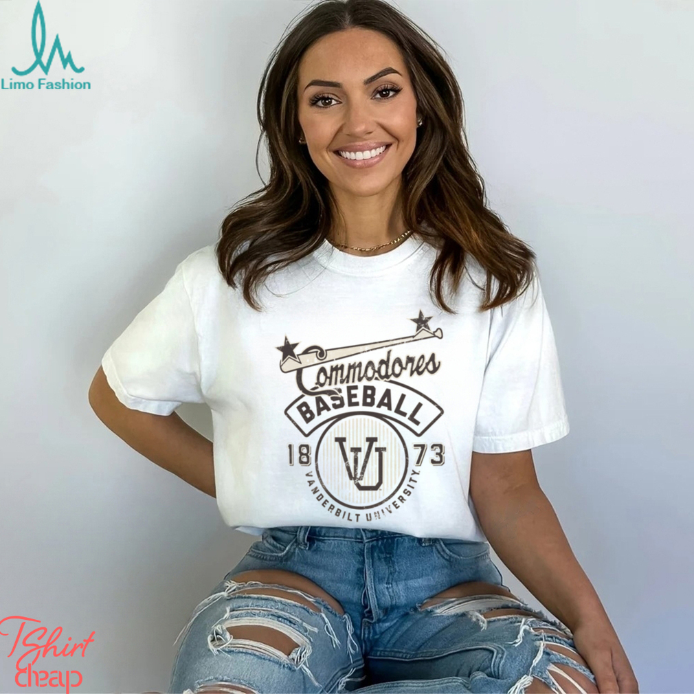 One Men's Vanderbilt Commodores Ivory Baseball Logo T Shirt One Men's Vanderbilt Commodores Ivory Baseball Logo T Shirt