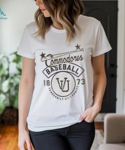 One Men's Vanderbilt Commodores Ivory Baseball Logo T Shirt