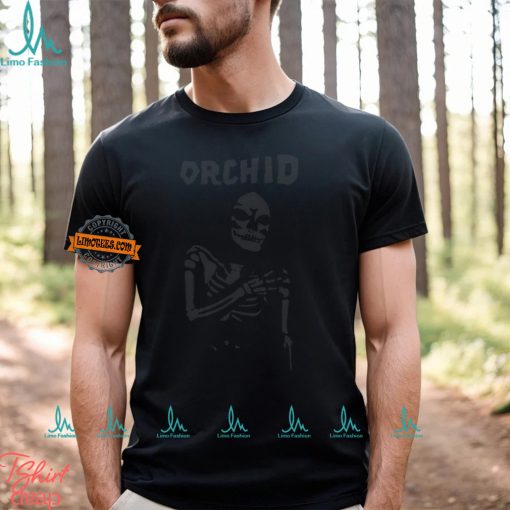 Orchid Chaos Skeleton Silver Shirt
